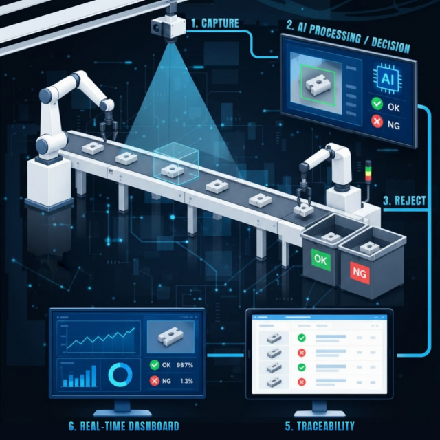 AI-Powered Quality Inspection & Sorting System